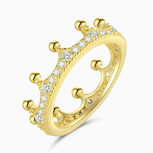 Reina Crown Band Ring – FIORENE