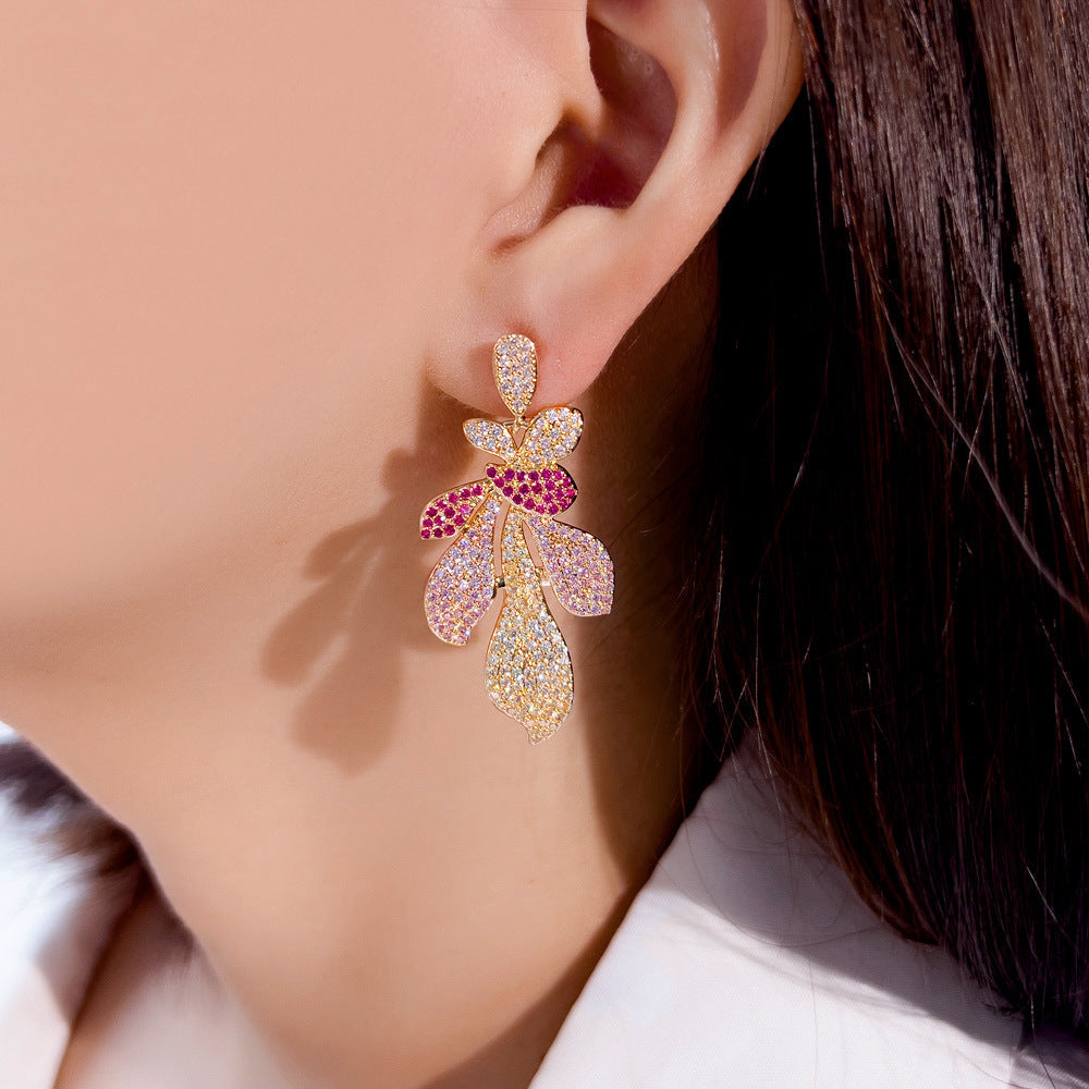 Orchid Bloom Earrings – FIORENE