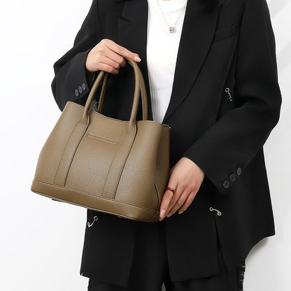 Olive Taupe Curve Shoulder Bag – FIORENE