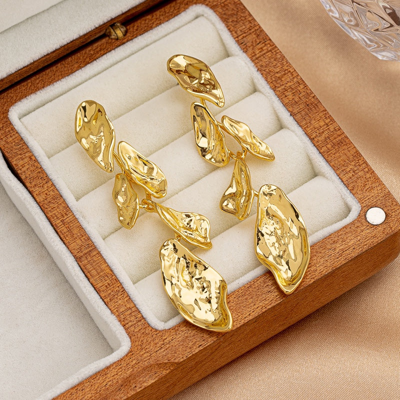 Golden Drift Earrings – FIORENE