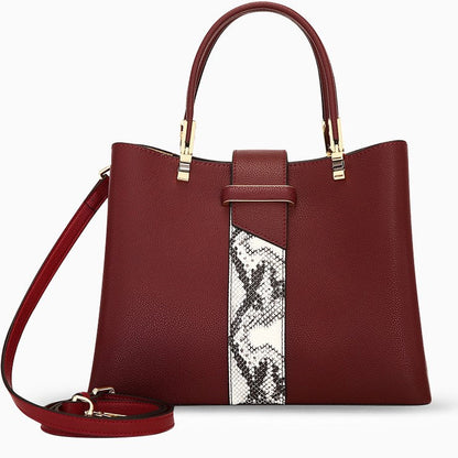 Valmara Python Accent Tote Bag– FIORENE