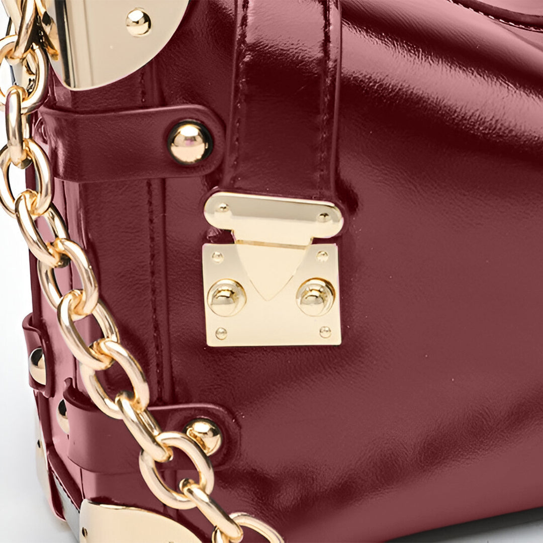 Luxe Lock Chain Bag – FIORENE