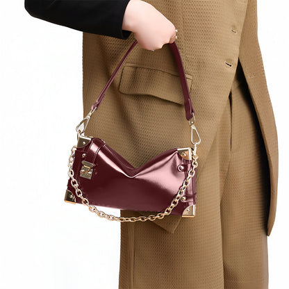 Luxe Lock Chain Bag – FIORENE
