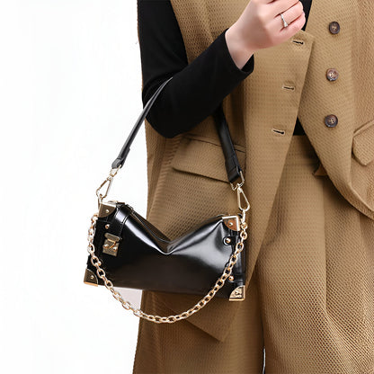 Luxe Lock Chain Bag – FIORENE