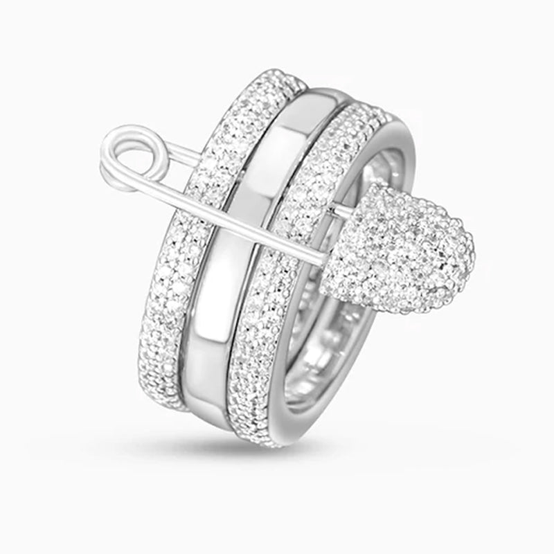 Lucente Shield Ring – FIORENE