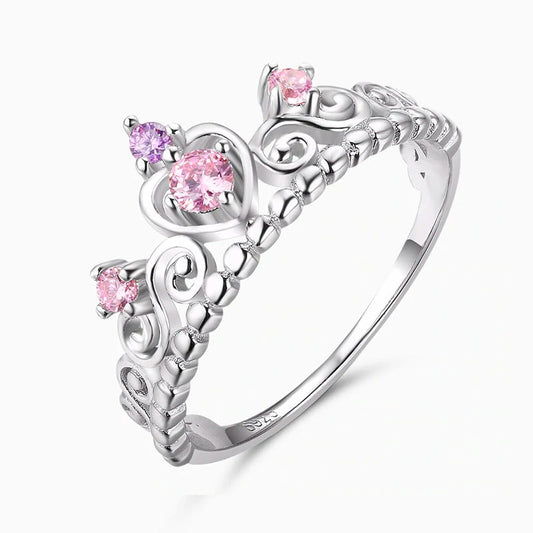 Princesse Rosé Tiara Ring – FIORENE