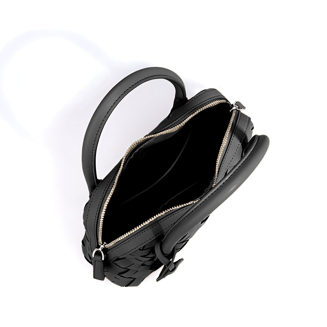 Caramel Weave Barrel Bag – FIORENE