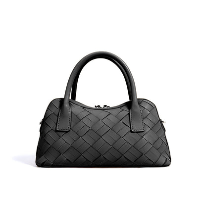 Caramel Weave Barrel Bag – FIORENE