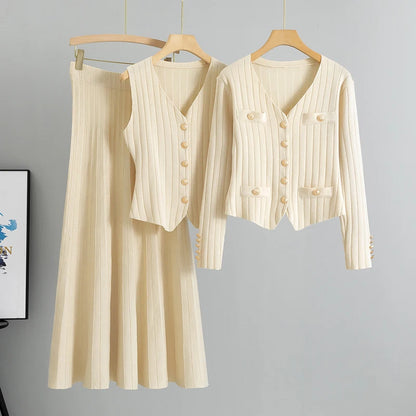 Precise Flared Skirt Set – FIORENE