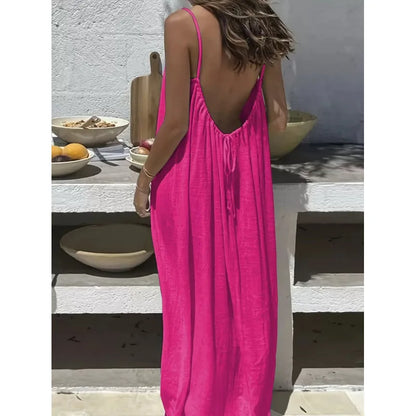 Midnight Honeymoon Backless Dress – FIORENE