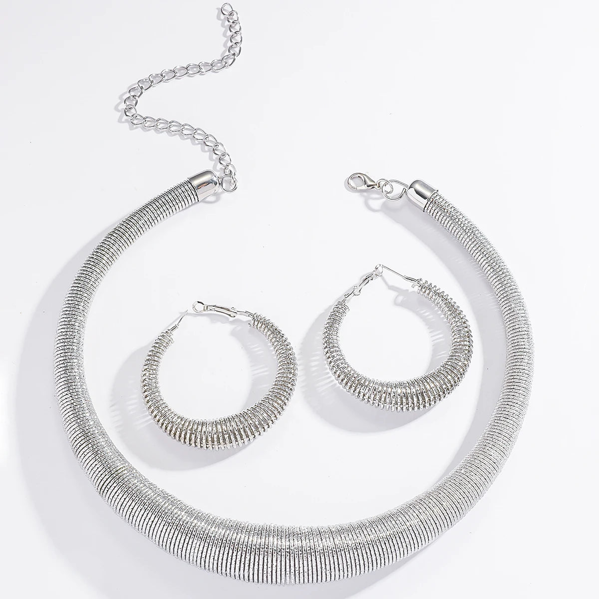 Silver Mesh Set – FIORENE
