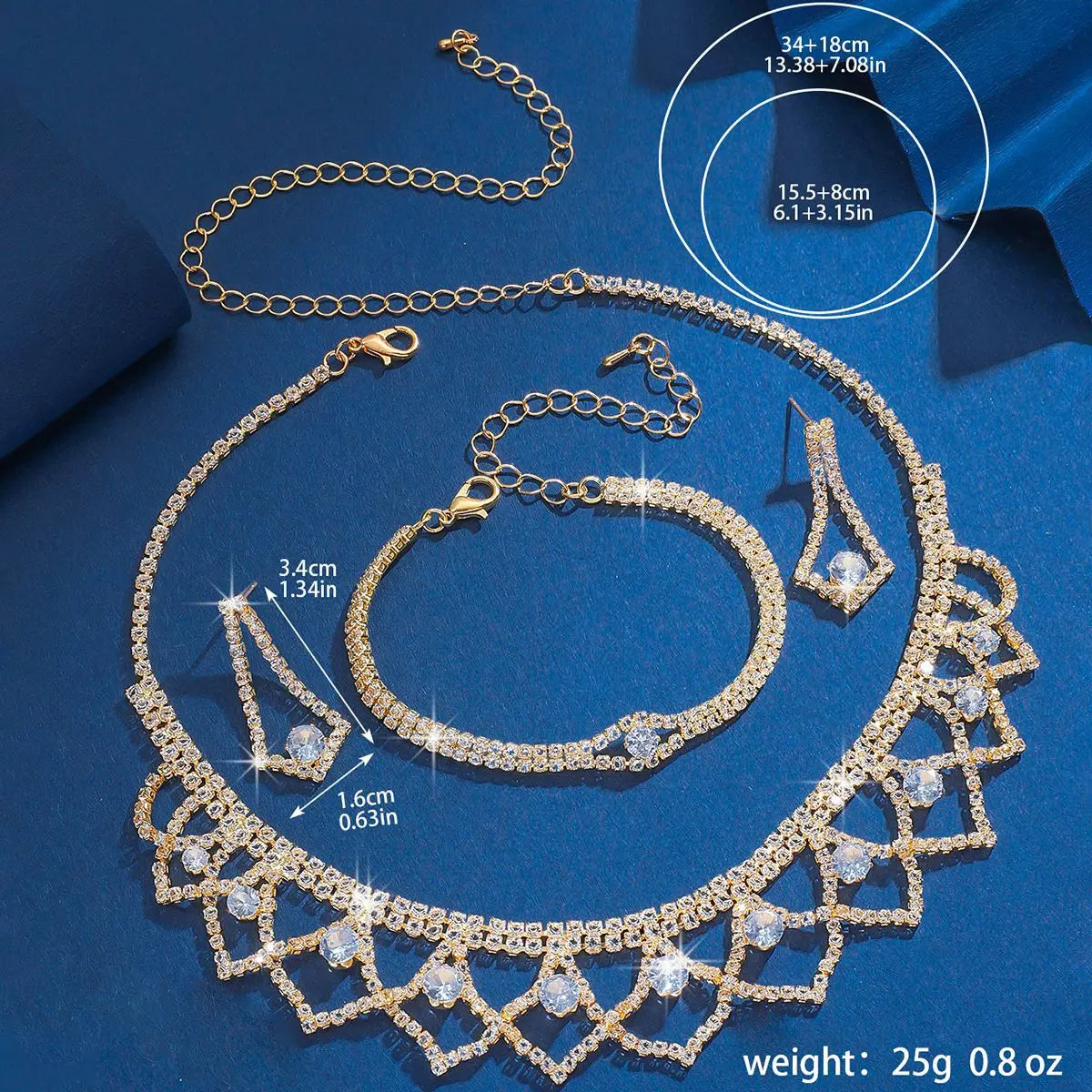 Crystal Tiara Set – FIORENE