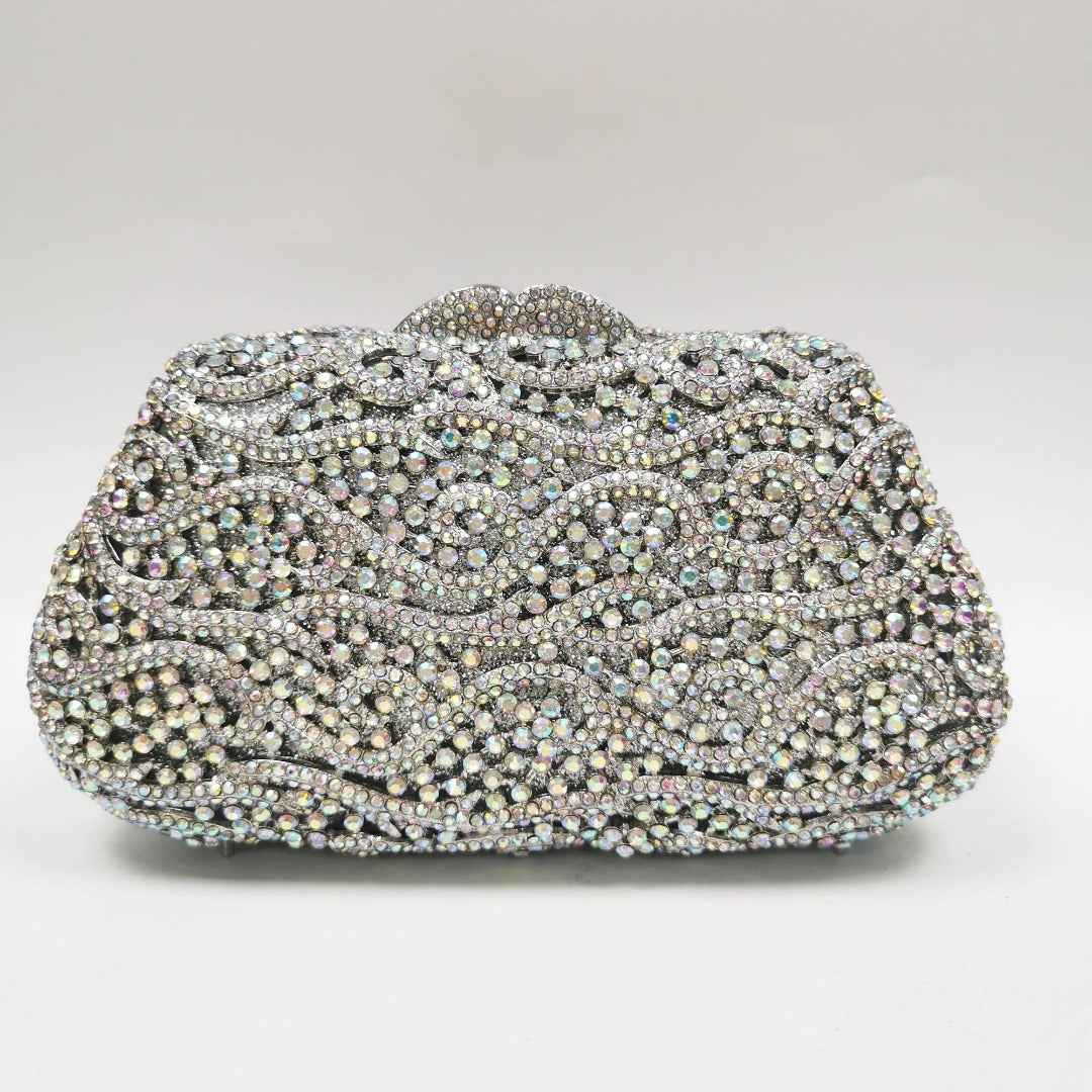 Juliet Crystal Wave Clutch – FIORENE