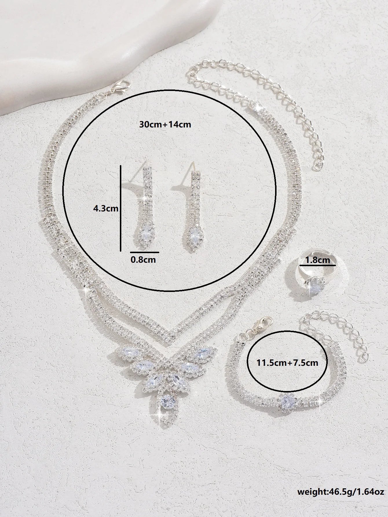 Bridal Crystal Set – FIORENE