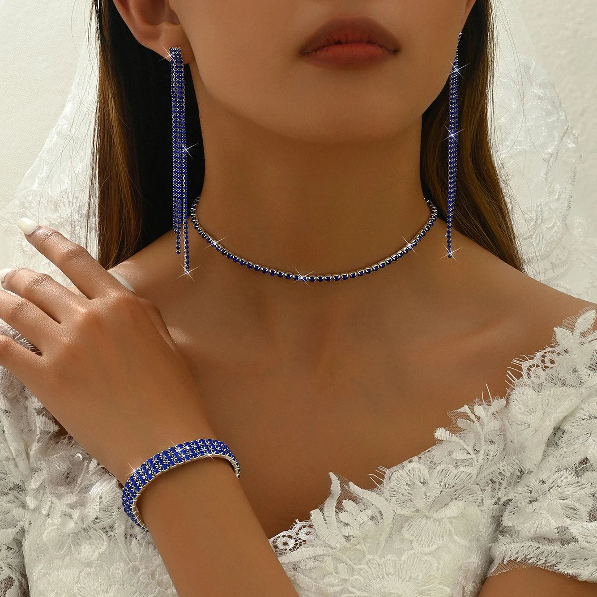 Crystal Tassel Set – FIORENE