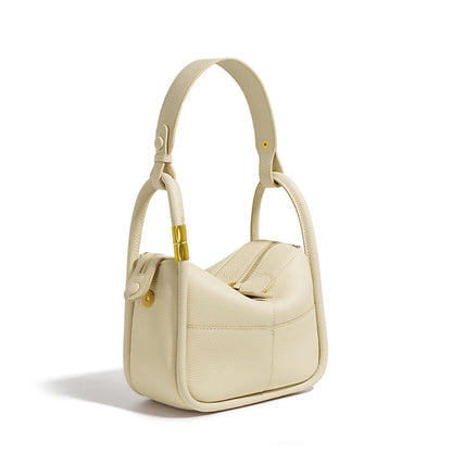 Panelled Leather Shoulder Bag – FIORENE