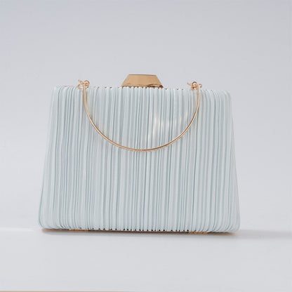 Pleated Serenity Halo Clutch – FIORENE