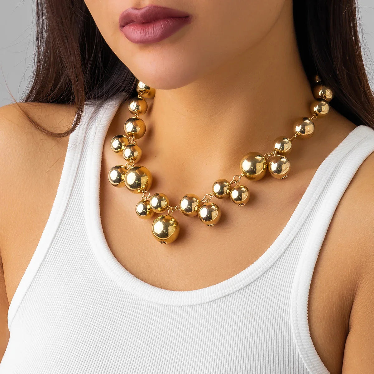 Luxe Sphere Necklace – FIORENE