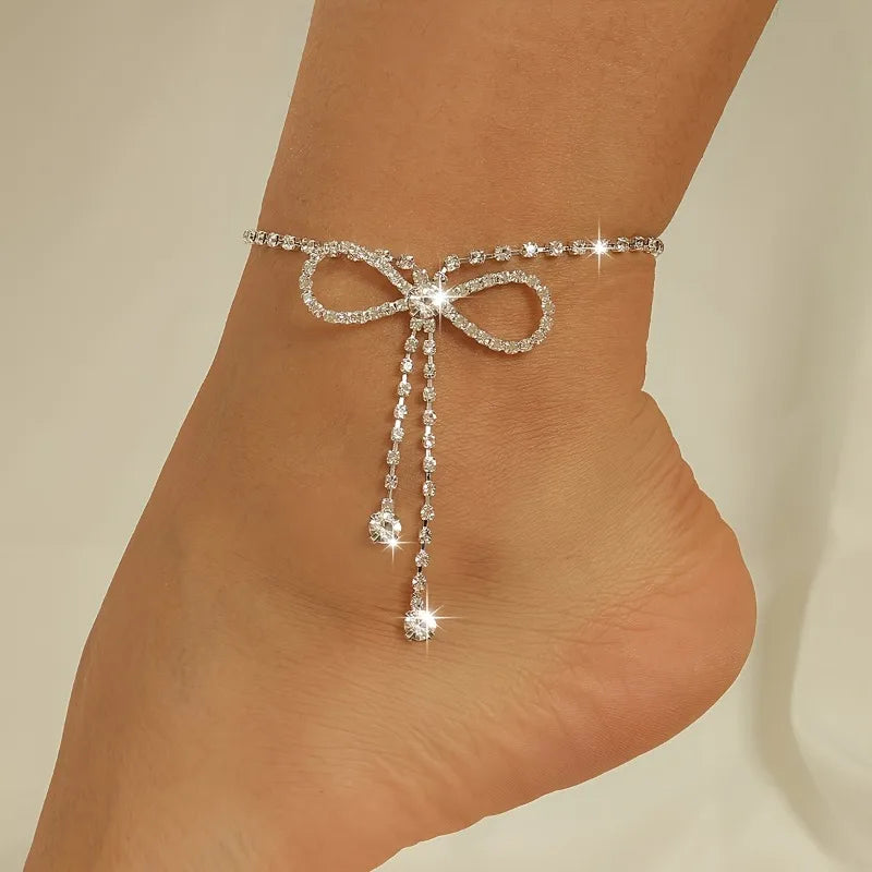 Dangle Ribbon Anklet – FIORENE