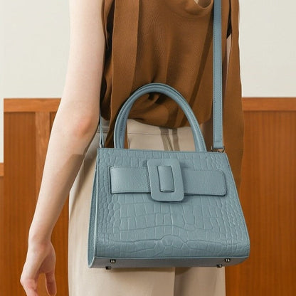 Arctic Croc Buckle Tote Bag – FIORENE