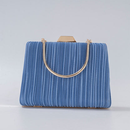 Pleated Serenity Halo Clutch – FIORENE