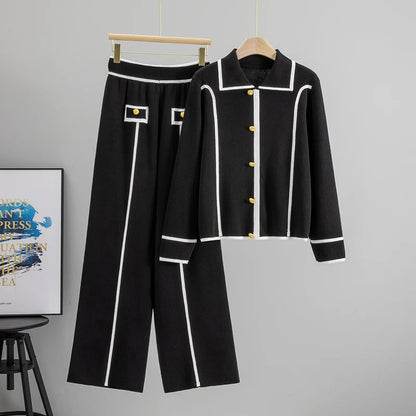 Sine Wave Knit Set – FIORENE