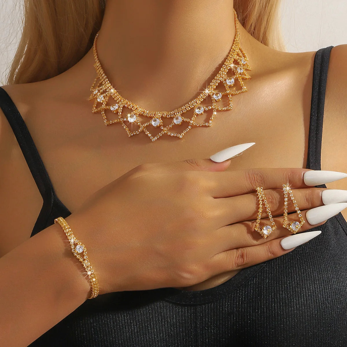 Crystal Tiara Set – FIORENE