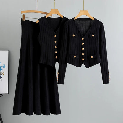 Precise Flared Skirt Set – FIORENE