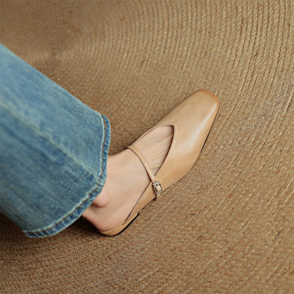 Miral Genuine Leather Mules
