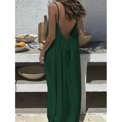 Midnight Honeymoon Backless Dress – FIORENE