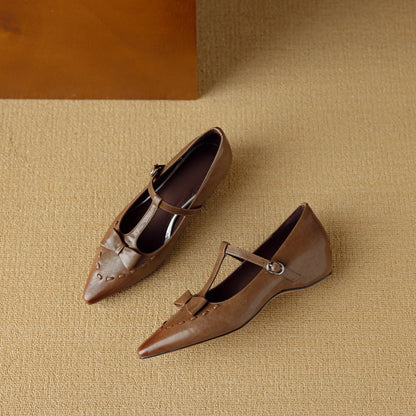 Tiara Genuine Leather Pumps
