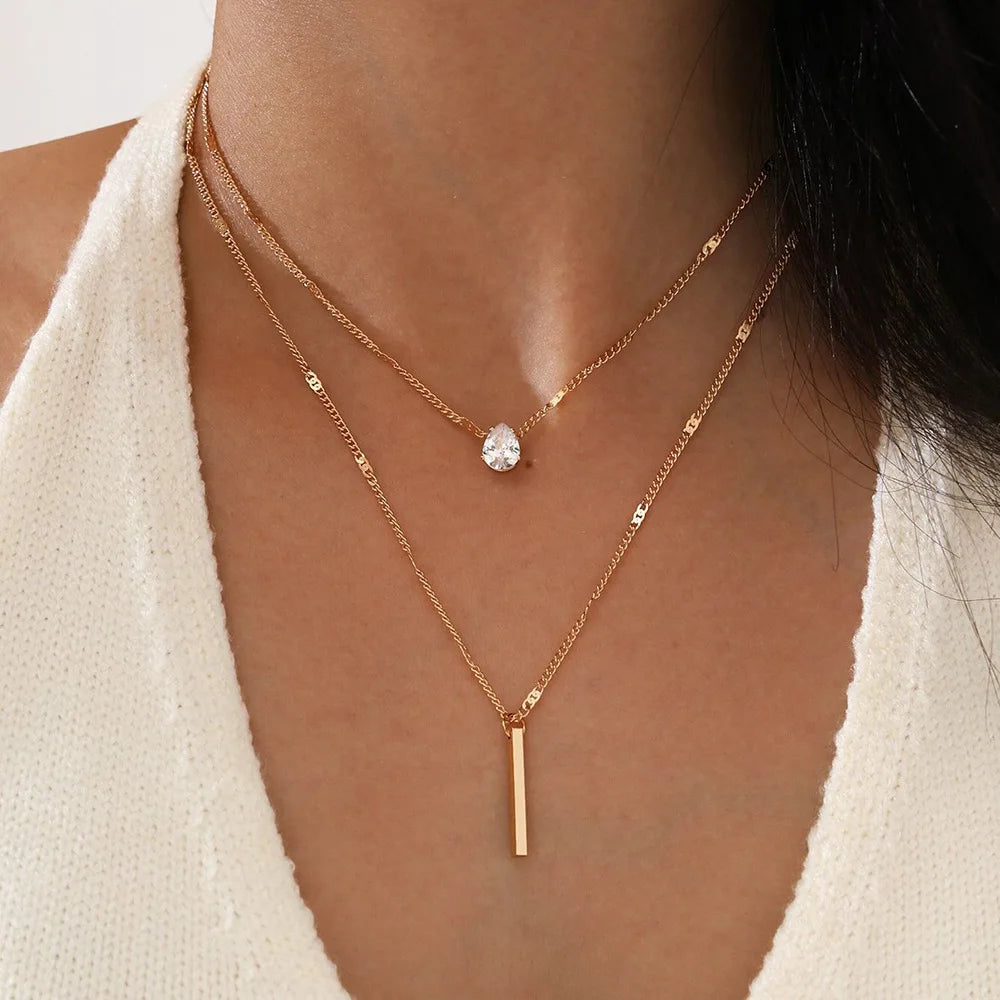 Celeste Grace Layered Necklace | Limited Edition | - FIORENE