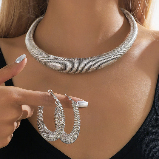 Silver Mesh Set – FIORENE