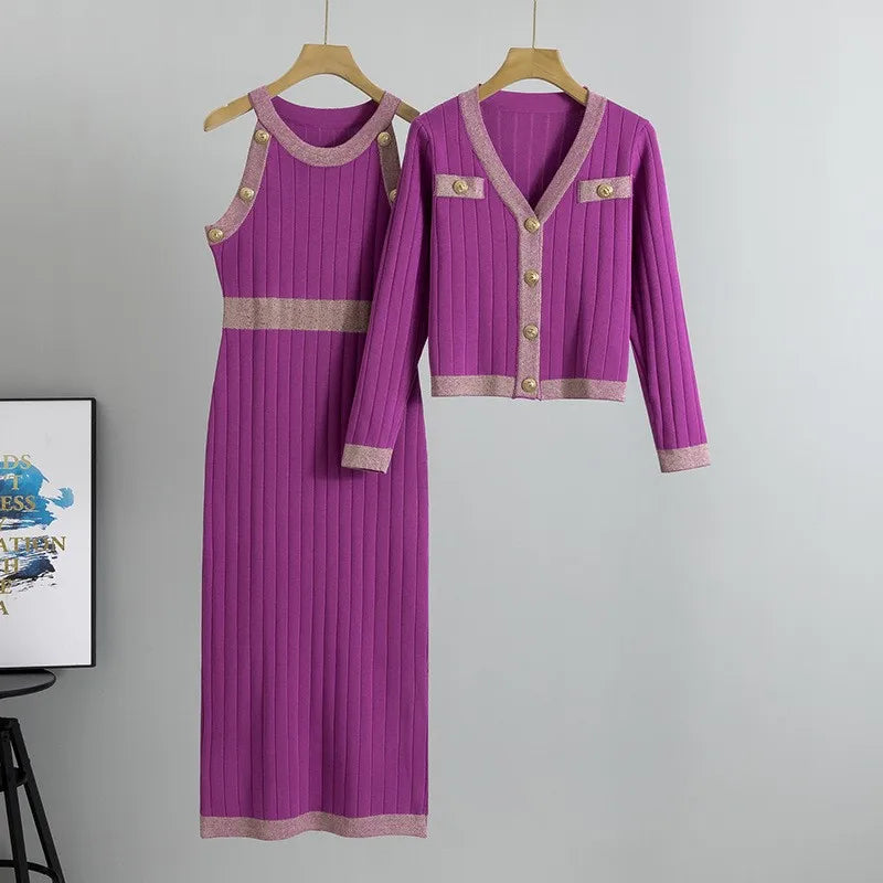 Radiant Column Knit Set – FIORENE