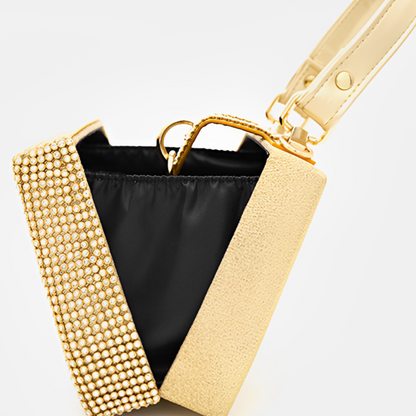 Golden Lock Radiance Clutch – FIORENE