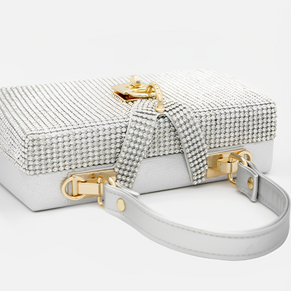 Golden Lock Radiance Clutch – FIORENE