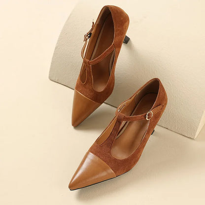 Vistra Leather Heels