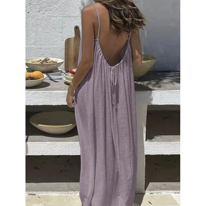Midnight Honeymoon Backless Dress – FIORENE