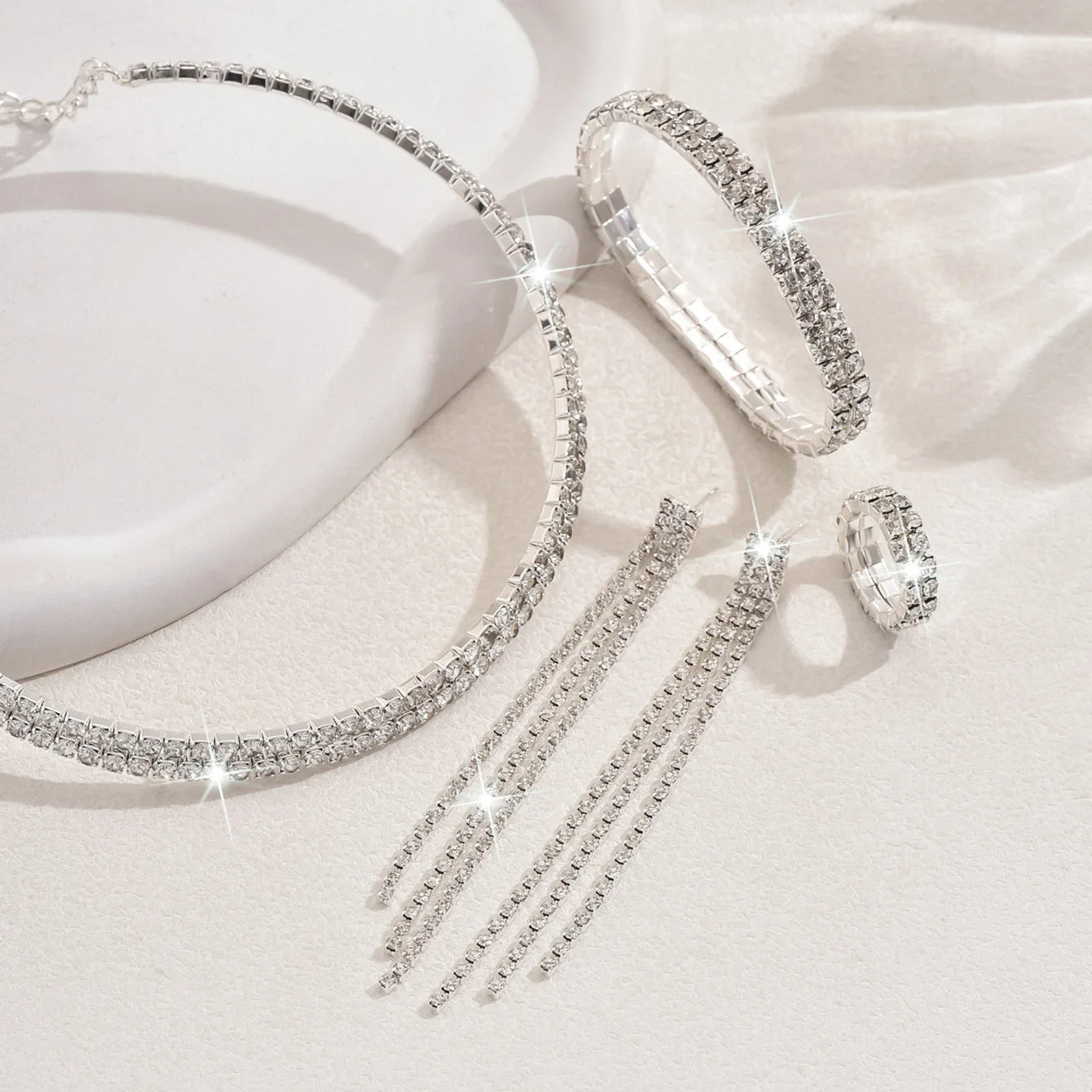 Crystal Fringe Set – FIORENE