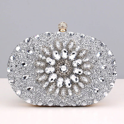 Golden Sunburst Jewel Clutch – FIORENE