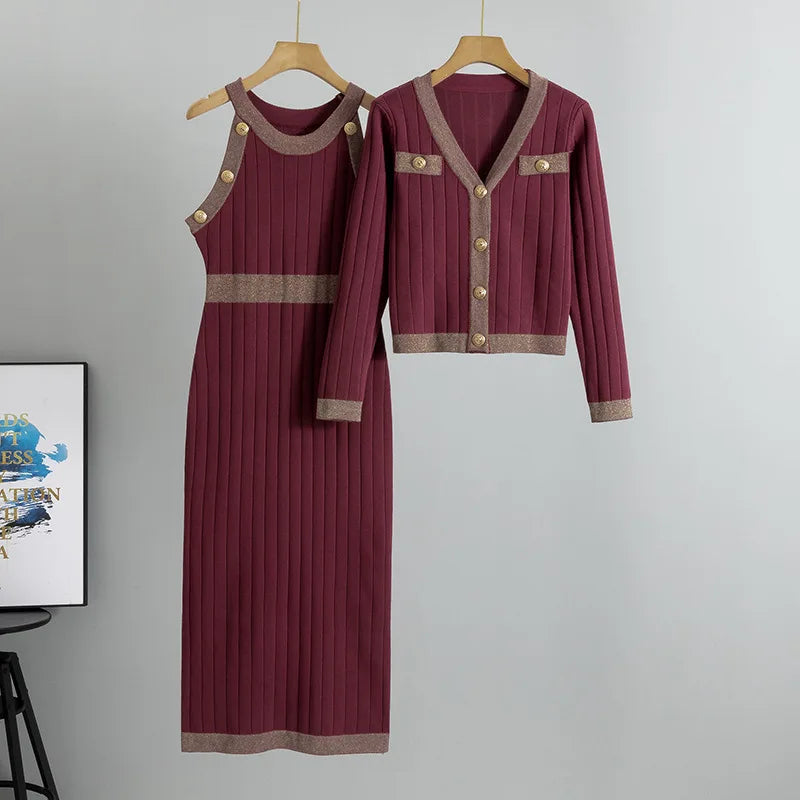 Radiant Column Knit Set – FIORENE