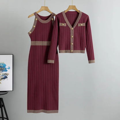 Radiant Column Knit Set – FIORENE