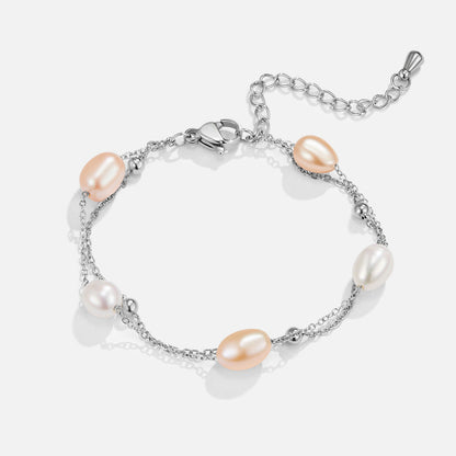 Ocean Pearl Double Strand Bracelet – FIORENE