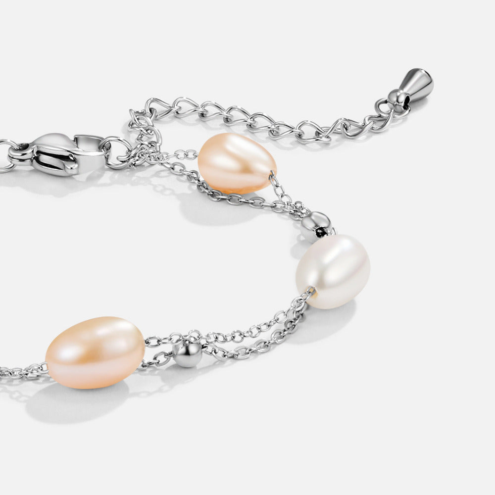 Ocean Pearl Double Strand Bracelet – FIORENE