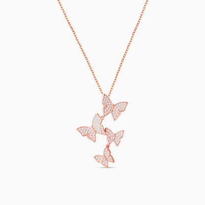 Aurelia Butterfly Cascade Necklace – FIORENE