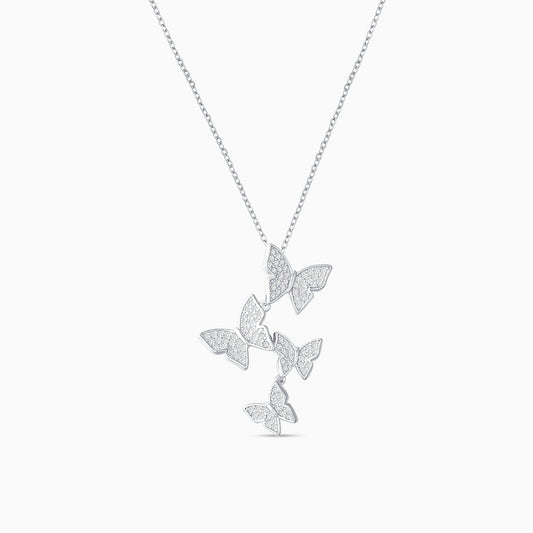 Aurelia Butterfly Cascade Necklace – FIORENE