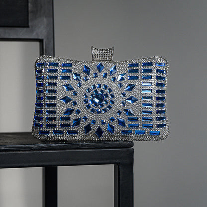 Sapphire Radiance Mosaic Clutch – FIORENE