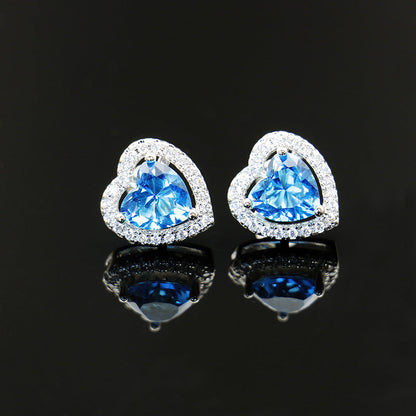 Ciel Bleu Heart Jewelry Set – FIORENE