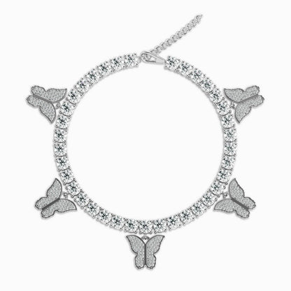 Butterfly Gleam Charm Anklet – FIORENE