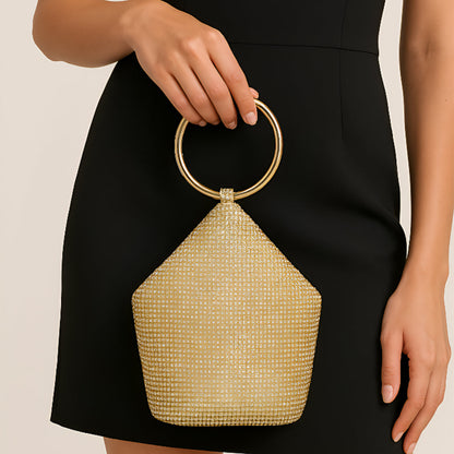 Crystal Glimmer Ring Bag – FIORENE